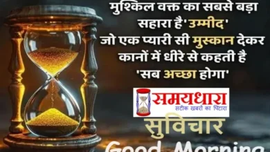 Sunday-thoughts-prernadayak-suvich, ar-motivational-Quotes, mushkil waqt ka sabase bada sahara hai ummid jo ek pyari si muskan dekar kanon me dheere se kahti hai sab acchaa hoga