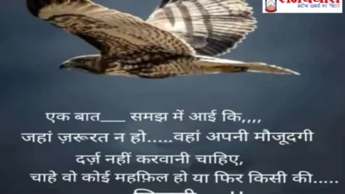 Monday-Tuesday-Thought GM-Status Inspirational-Motivation-Quotes-In-Hindi, Ek baat samajh me aai ki jahan jarurat n ho vaha apni maujudagi darj nahi karwani chahihye chahe wo koi mehfil ho ya fir kisi ki jindagi