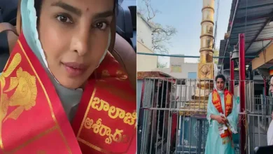 Bollywood actress Priyanka Chopra visited the Chilkur Balaji Temple
