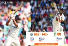 Highlights INDvAUS 5th Test Day2-Stumps Australia 181 India 141 for 6    