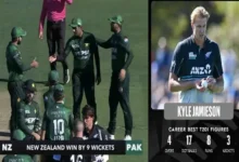 Pakistan Tour of Newzealand 1st T20i Highlight  New Zealand Crush Pakistan by 9 Wickets,