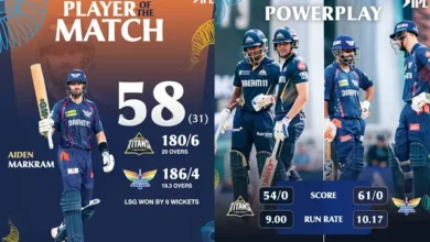 Highlights-26th-Match LSGvsGT Lucknow-Super-Giants-Beat-Gujarat-Titans-by-6-Wickets Aiden-Markram 