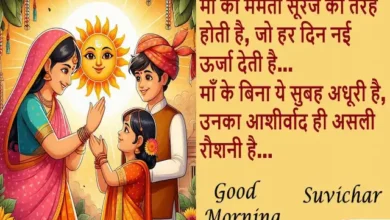 Mother's Day Good Morning thoughts hindi-Sunday short motivational Quotes