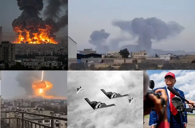 America-Enters-Iran-Israel-War-Trump-Announcement Iran-US-War-Trump-Airstrike-On-Nuclear-Sites-2025