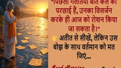 Ganesh Visarjan Special-Saturday thoughts-Motivational Quotes in Hindi on mistakes