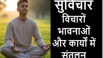 VicharBhavnaKaryon me JeevanSantulan