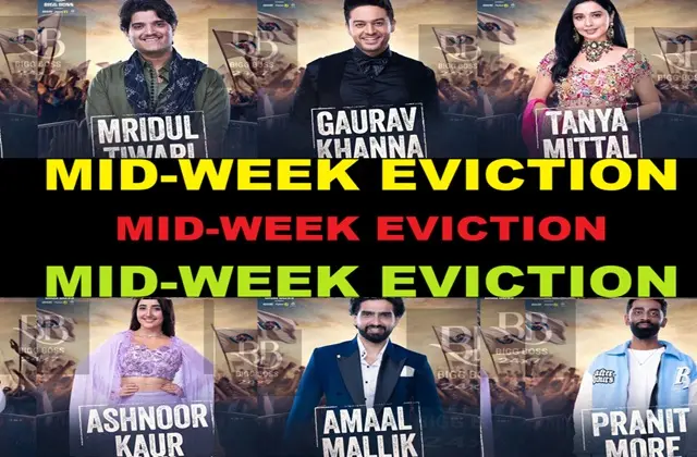 Shocking BiggBoss19 MidWeekEviction GauravKhannaPranitMoreMridulTiwariTanyaMittal 