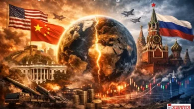 2025-World-Politics-Power-Balance-Flashback-Data, 2025 में वैश्विक राजनीति का बदलता संतुलन कैसे अमेरिका, चीन और रूस के बीच शक्ति समीकरण को प्रभावित कर रहा है? डेटा-सत्यापित विश्लेषण पढ़ें।