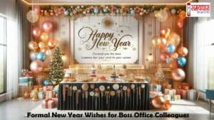 Formal New Year Wishes for Boss Office Colleagues 