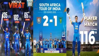 INDvsSA 3rdODI-Yashasvi-Century-Rohit-Kohli-Win Team-India-Wins-Series-2-1, रोहित-विराट का मास्टरक्लास, यशस्वी का करियर-बेस्ट — साउथ अफ्रीका ढेर