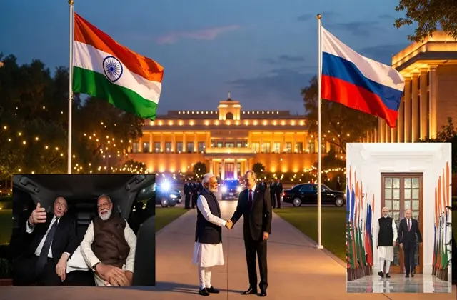 PutinIndia-Visit-Live-Updates Modi-Putin-Summit-2025 Putininindia, India-Russia 2025: दोस्ती का नया अध्याय शुरू, गीता गिफ्ट कर PM Modi ने कूटनीति को दिया आध्यात्मिक रंग