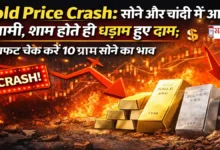 Gold Silver Price Crash Image