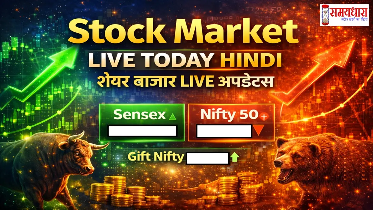 Stock Market Live Today Hindi Images