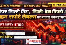 Stock Market Today Live Hindi Image