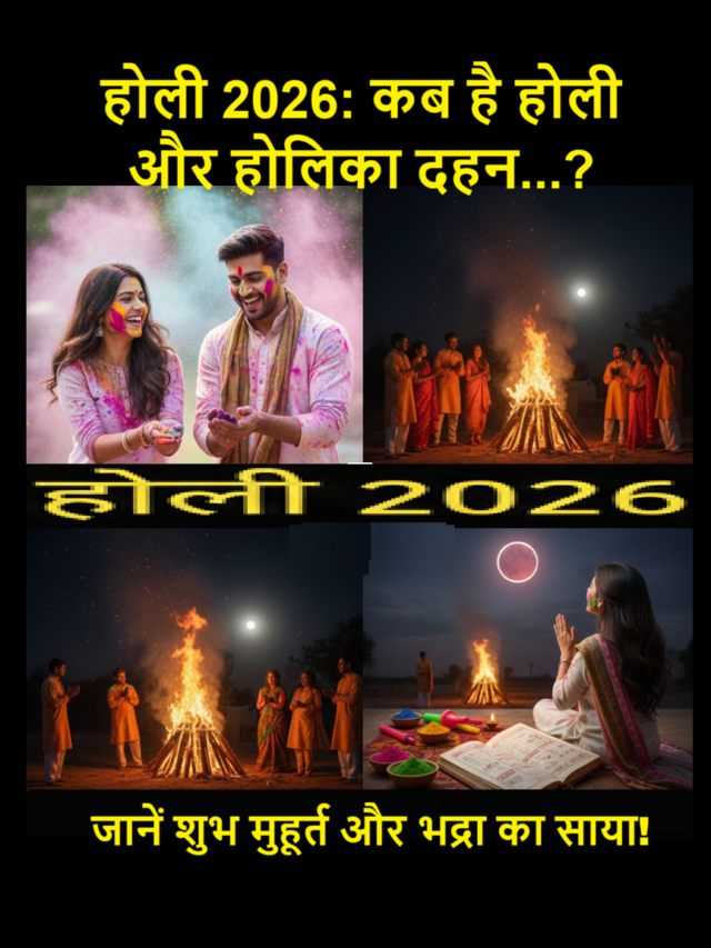 Holi 2026: कब है होली -होलिका दहन? जानें शुभ मुहूर्त और भद्रा का साया!
