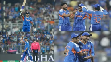 IIndia vs USA T20 World Cup 2026 Highlights मैच के बाद भारतीय खिलाड़ियों का जश्न मनाते हुए दृश्य