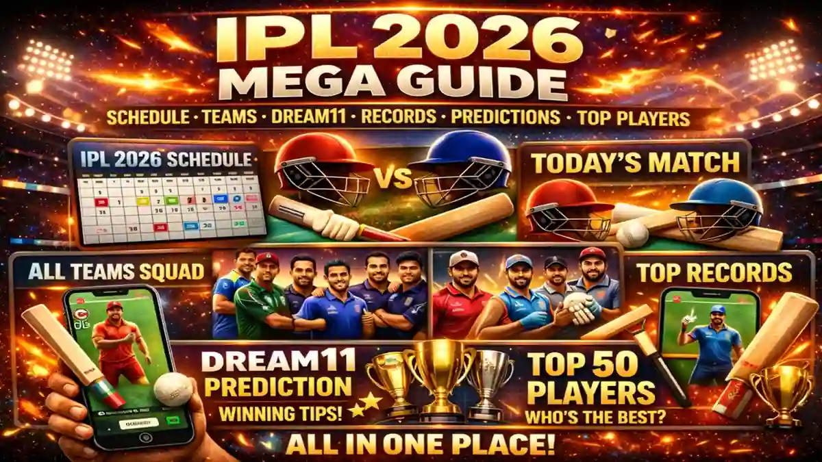 ipl 2026 mega guide schedule-teams-dream11-prediction-records-players-ranking 3
