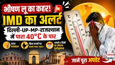 India Heatwave Alert 2026 India Heatwave 2026 : IMD warning Delhi UP MP Rajasthan high temperature