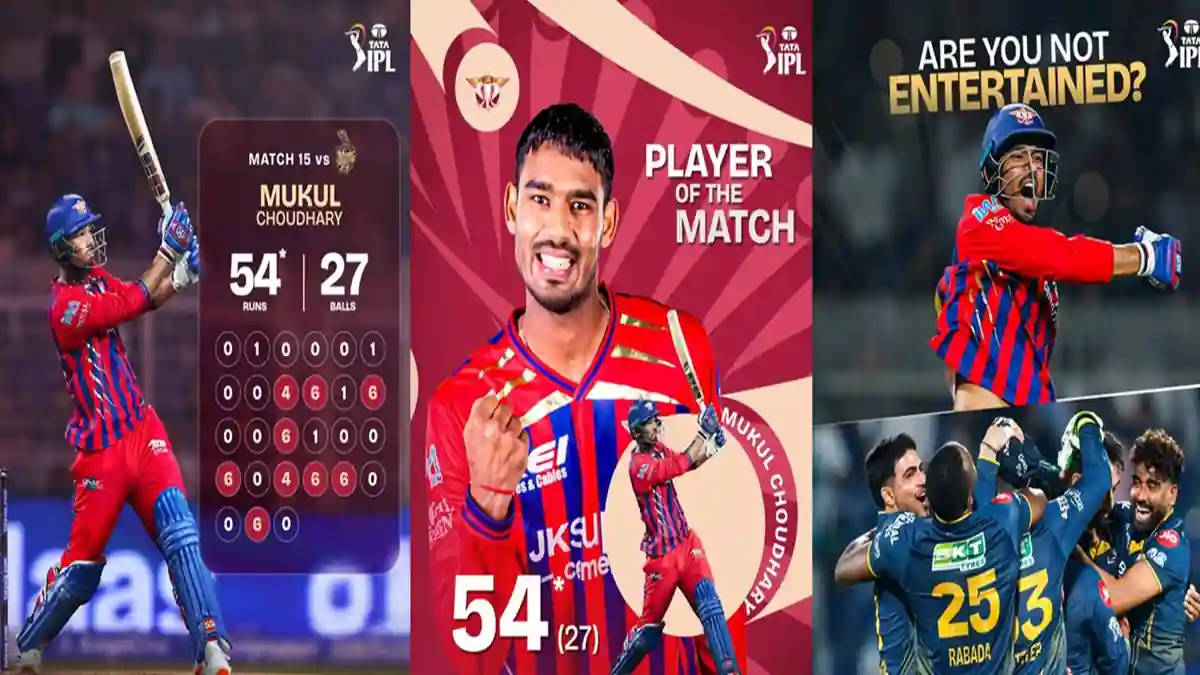 LSGvsKKR Highlights IPL 2026 Points Table Update mukul-choudhary