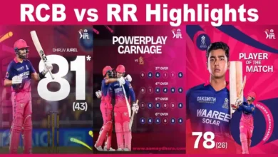 RCB vs RR Highlights