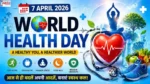 World Health Day 2026: World Health Day 7 April 2026 healthy lifestyle infographic fitness diet yoga health awareness india