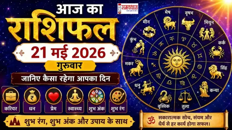 Aaj Ka Rashifal 21 May 2026 21 मई 2026 का दैनिक राशिफल सभी 12 राशियों के लिए
