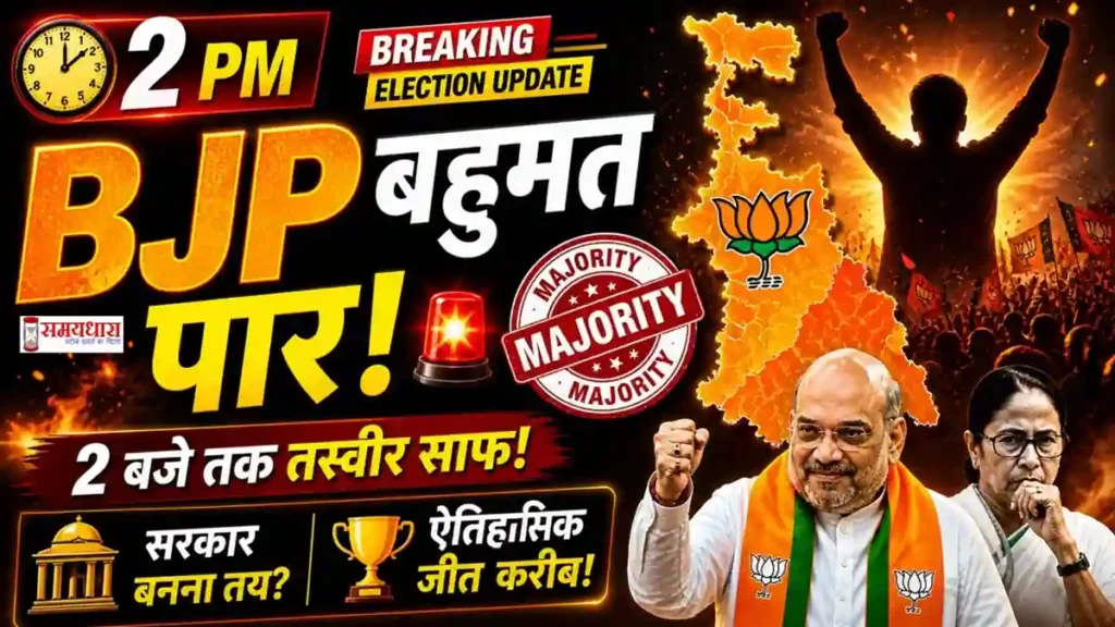 West Bengal Election Result 2026 BJP Historic Win