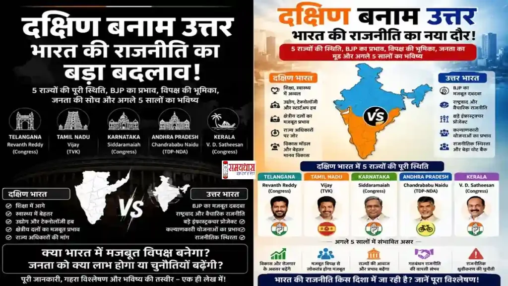 South India vs North India Politics Analysis