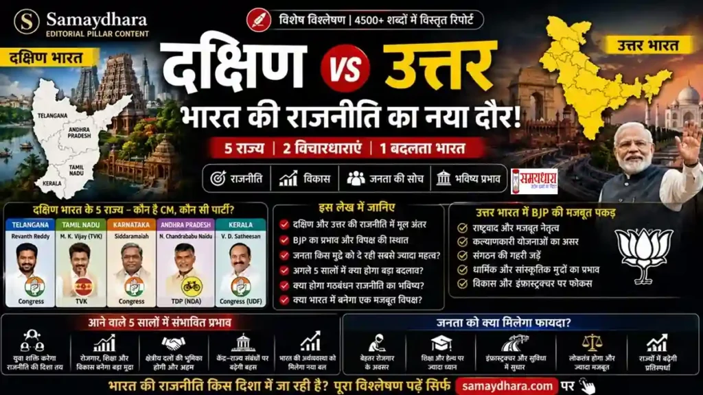South India vs North India Politics Analysis