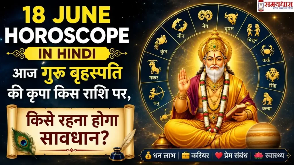 18 June Horoscope in Hindi: आज गुरु बृहस्पति की कृपा किस राशि पर, किसे रहना होगा सावधान?