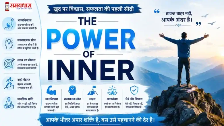 Friday Thoughts On Inner Power आत्मशक्ति पर 12 प्रेरणादायक हिंदी विचार जो आत्मविश्वास, साहस, सकारात्मक सोच और मानसिक मजबूती को बढ़ाने की प्रेरणा देते हैं।
