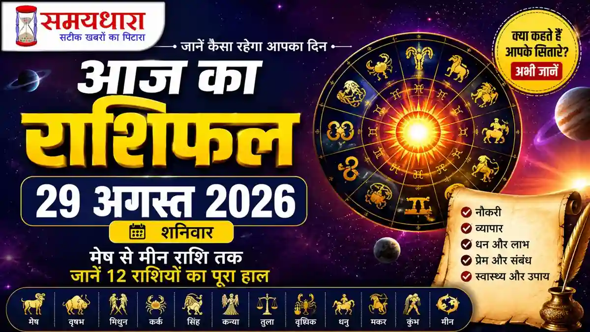 Aaj Ka Rashifal 29 August 2026