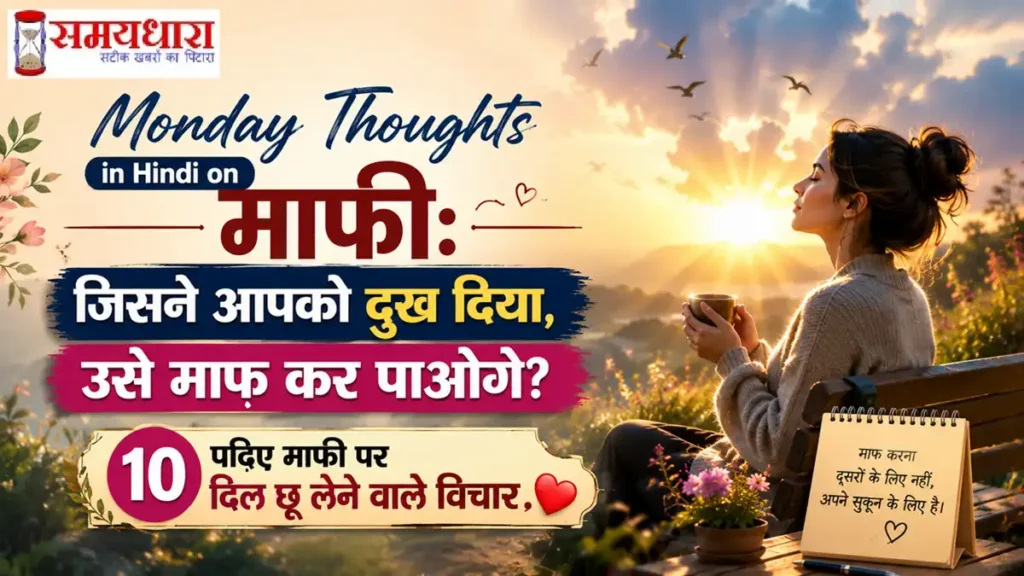 Monday Thoughts in Hindi on Maafi: जिसने आपको दुख दिया, उसे माफ कर पाओगे? पढ़िए माफी पर 10 दिल छू लेने वाले विचार ❤️