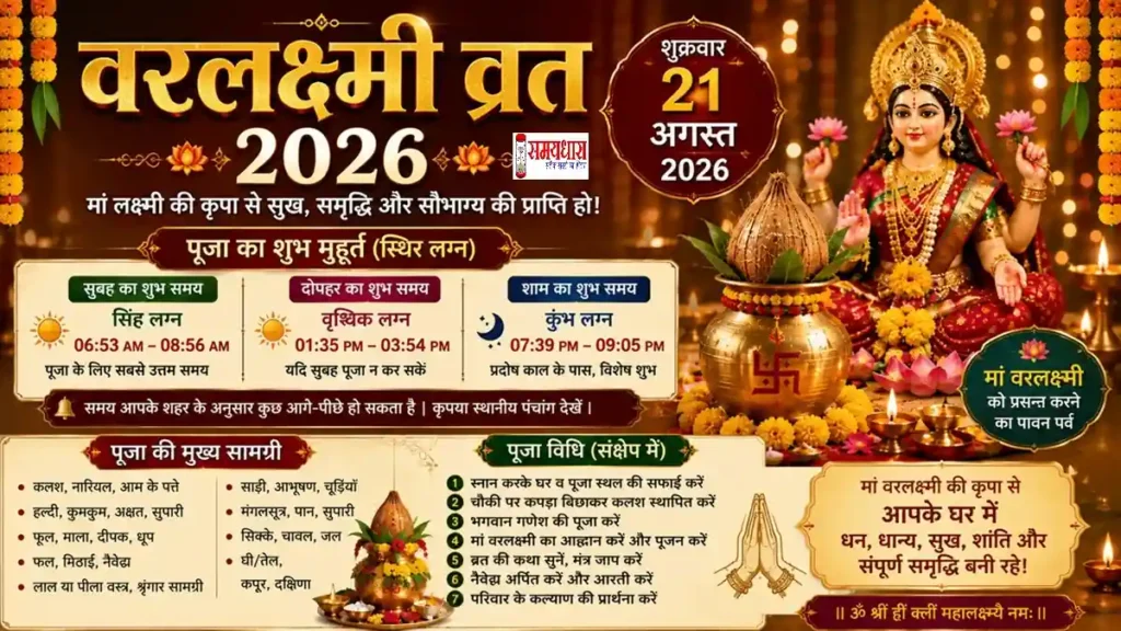 varalakshmi-vratam-2026-puja-muhurat-shubh-samay