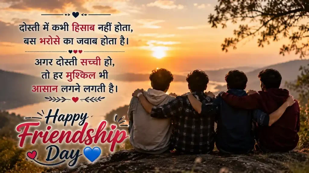 Friendship Day Shayari in Hindi