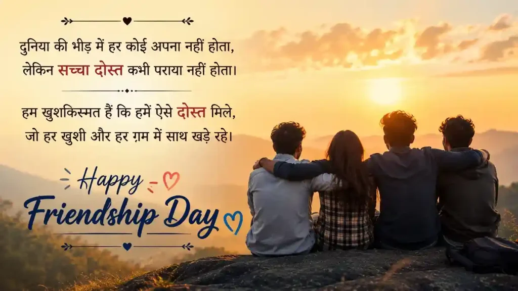 Friendship Day Shayari in Hindi