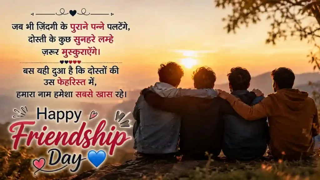 Friendship Day Shayari in Hindi