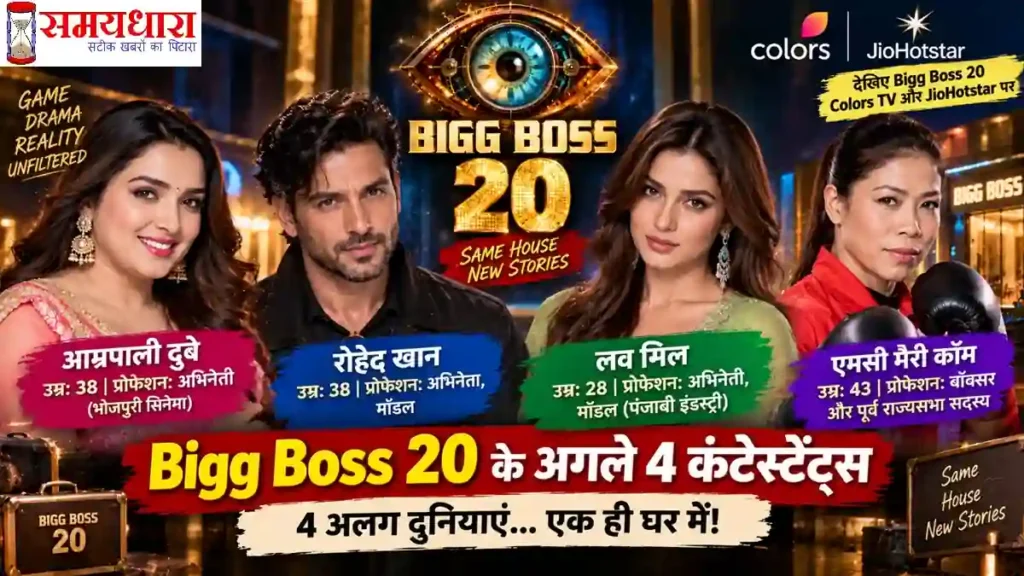 BiggBoss 20 Contestants List