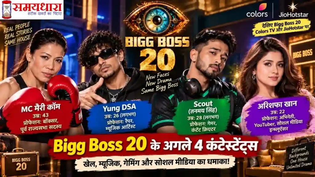 BiggBoss 20 Contestants List