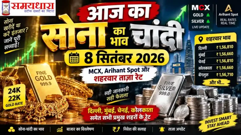 Gold Silver Price Today 8 September 2026