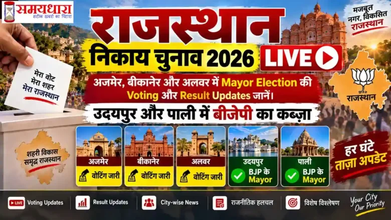Rajasthan Nikay Chunav 2026 LIVE Updates In Hindi