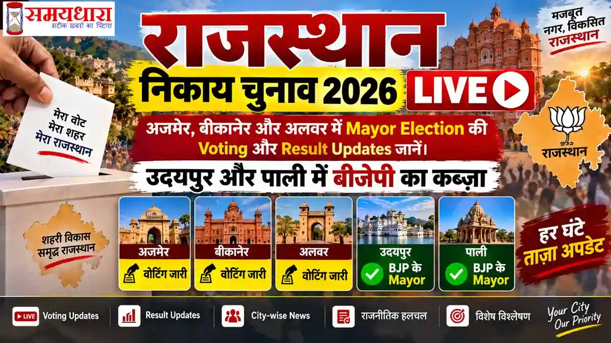 Rajasthan Nikay Chunav 2026 LIVE Updates In Hindi