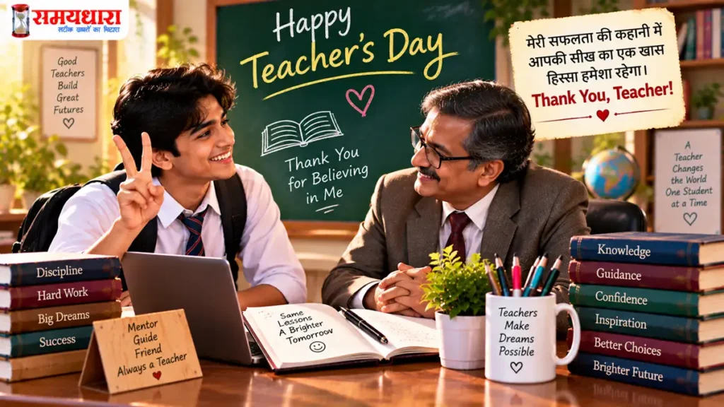 Teachers’ Day 2026 Messages: गुरु को भेजें ये दिल छू लेने वाले Thank You Notes