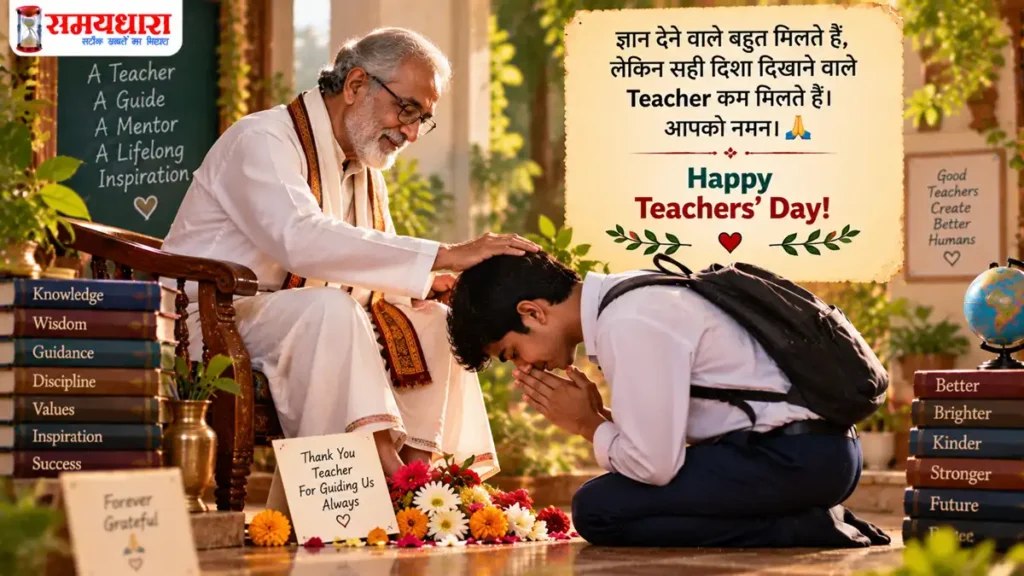 Teachers’ Day 2026 Messages: गुरु को भेजें ये दिल छू लेने वाले Thank You Notes