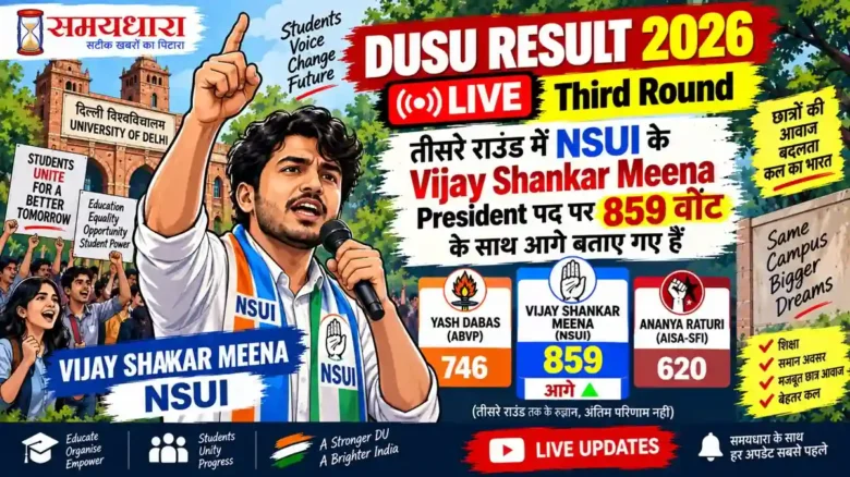 DUSU Election Result 2026 Live Updates In Hindi