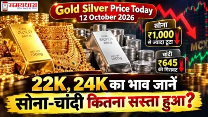 Gold Silver Price Today 12 October 2026 22K 24K