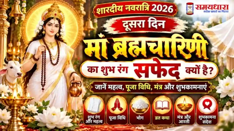 Navratri Day 2 color 2026 maa brahmacharini