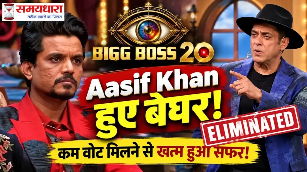 Bigg Boss 20-Aasif Khan eliminated: Salman Khan announces Aasif Khan eviction in Weekend Ka Vaar.