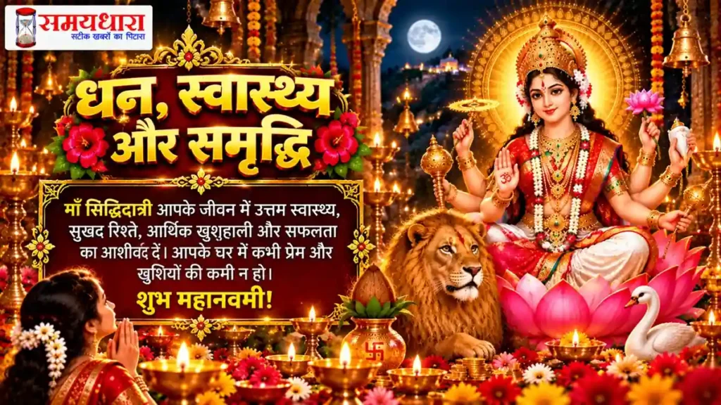 Durga Ashtami Navami Wishes in Hindi