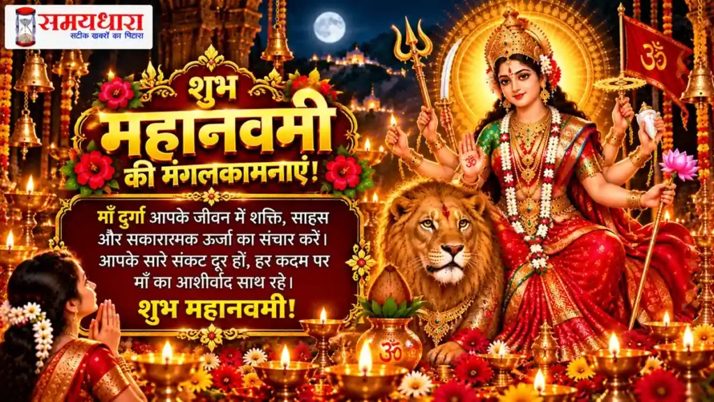Durga Ashtami Navami Wishes in Hindi